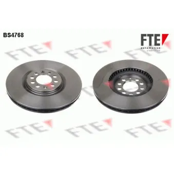 Jeu de 2 disques de frein avant FTE BS4768