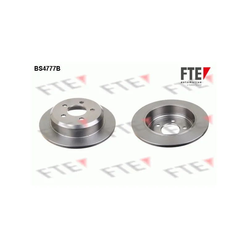 Jeu de 2 disques de frein arrière FTE BS4777B