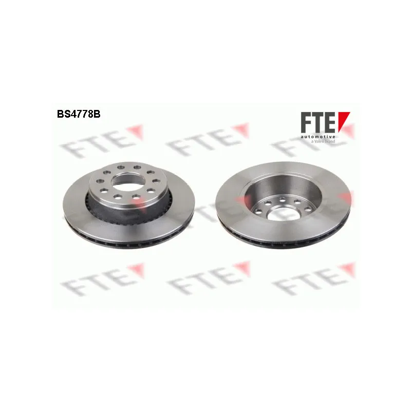 Jeu de 2 disques de frein arrière FTE BS4778B