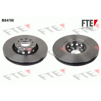 Jeu de 2 disques de frein avant FTE BS4788