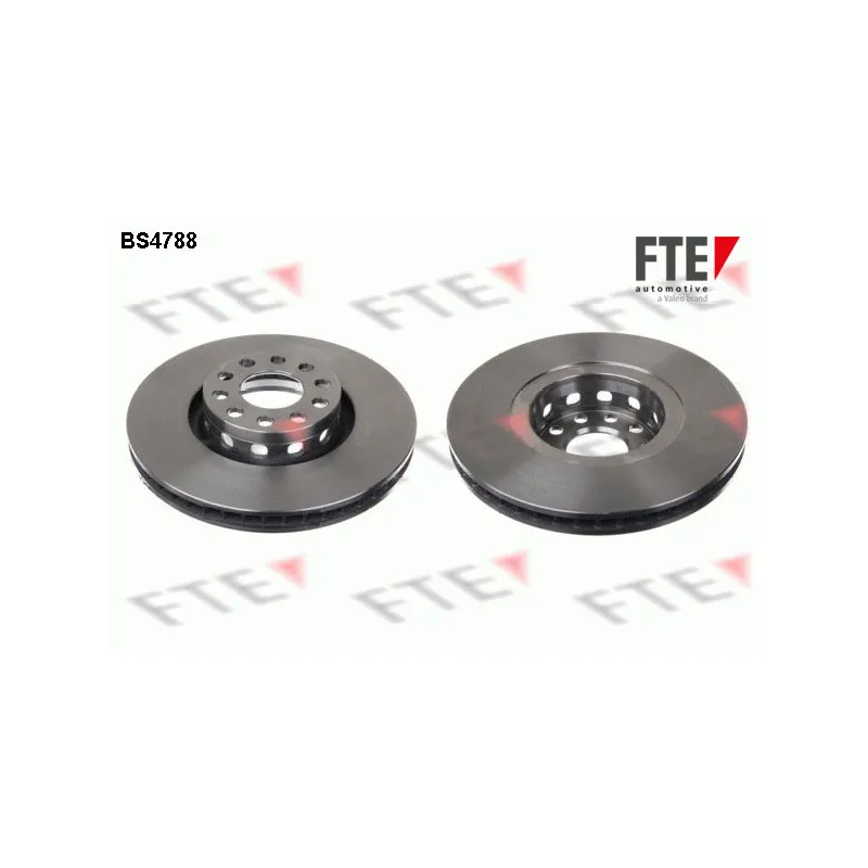 Jeu de 2 disques de frein avant FTE BS4788