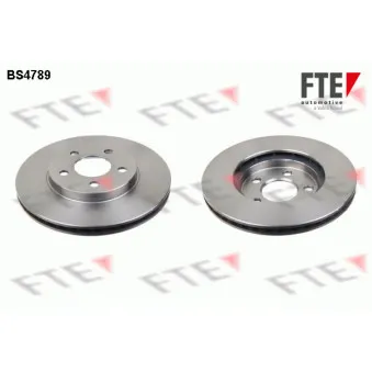 Jeu de 2 disques de frein avant FTE BS4789