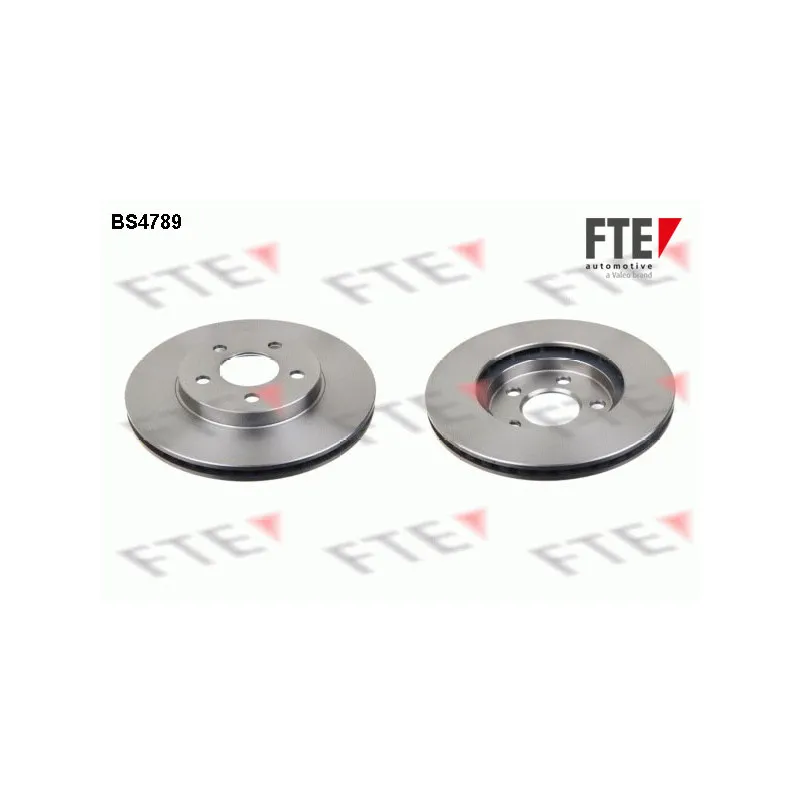 Jeu de 2 disques de frein avant FTE BS4789