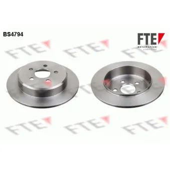 Jeu de 2 disques de frein arrière FTE BS4794