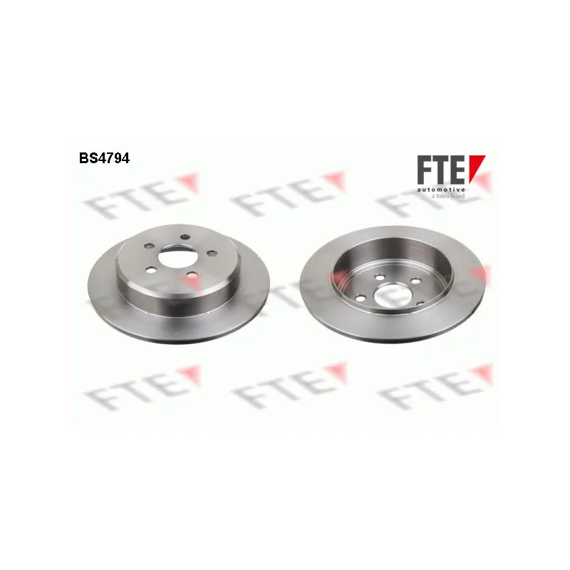 Jeu de 2 disques de frein arrière FTE BS4794