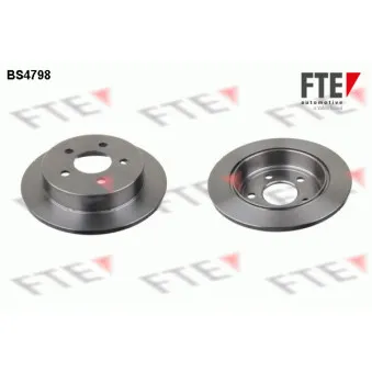 Jeu de 2 disques de frein arrière FTE BS4798