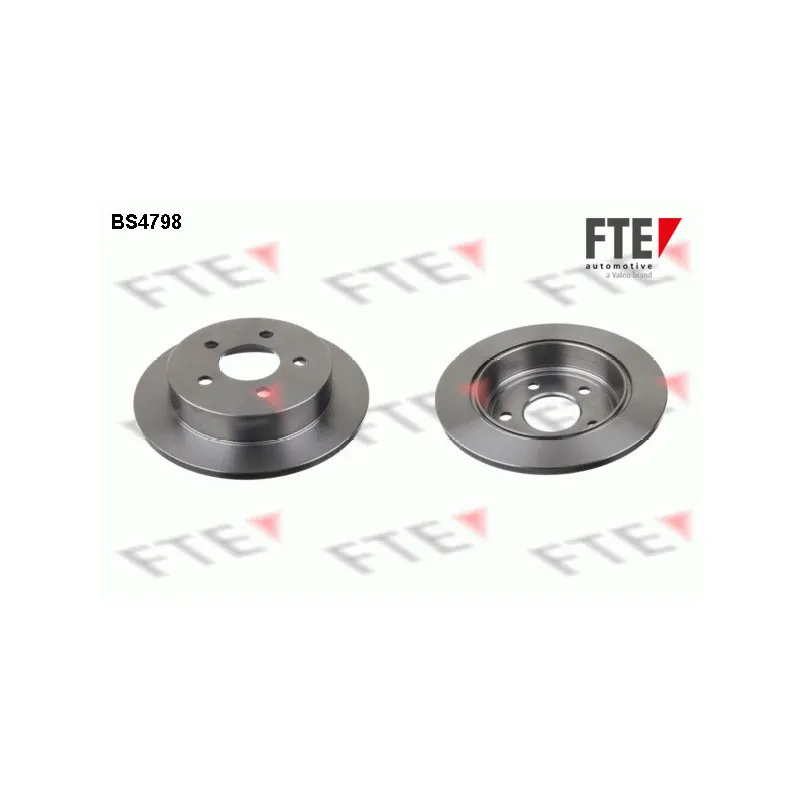 Jeu de 2 disques de frein arrière FTE BS4798