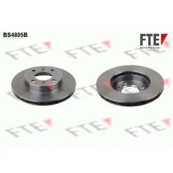 Jeu de 2 disques de frein avant FTE BS4805B