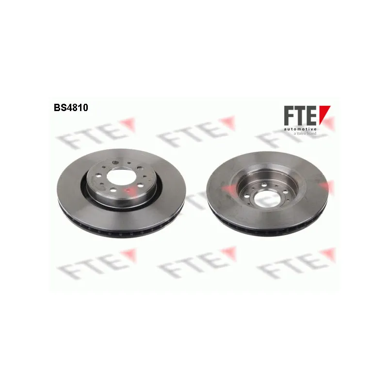 Jeu de 2 disques de frein avant FTE BS4810
