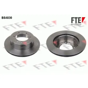 Jeu de 2 disques de frein arrière FTE BS4830