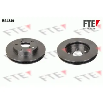 Jeu de 2 disques de frein avant FTE BS4849