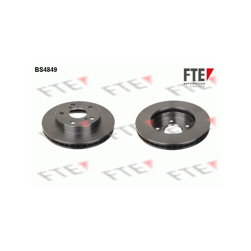 Jeu de 2 disques de frein avant FTE BS4849