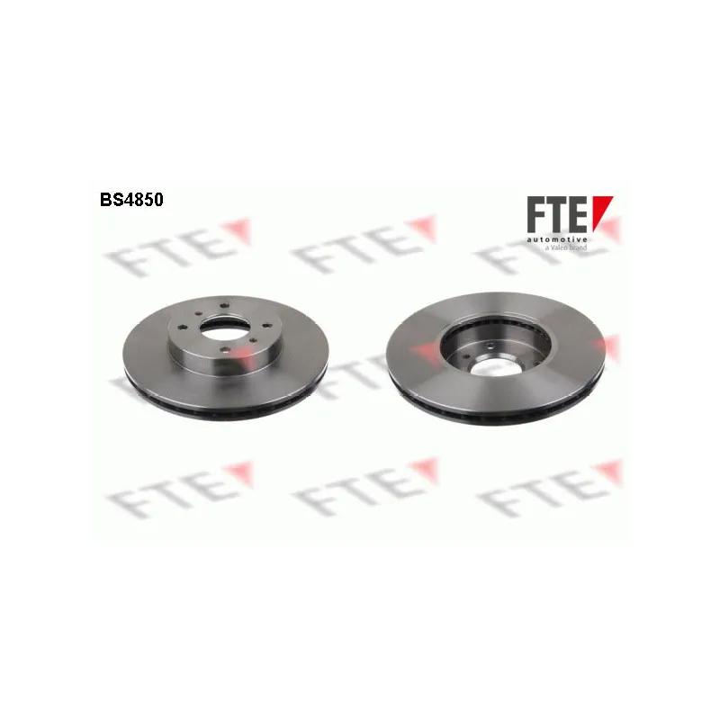 Jeu de 2 disques de frein avant FTE BS4850