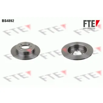 Jeu de 2 disques de frein arrière FTE BS4892
