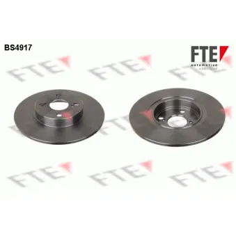 Jeu de 2 disques de frein arrière FTE BS4917