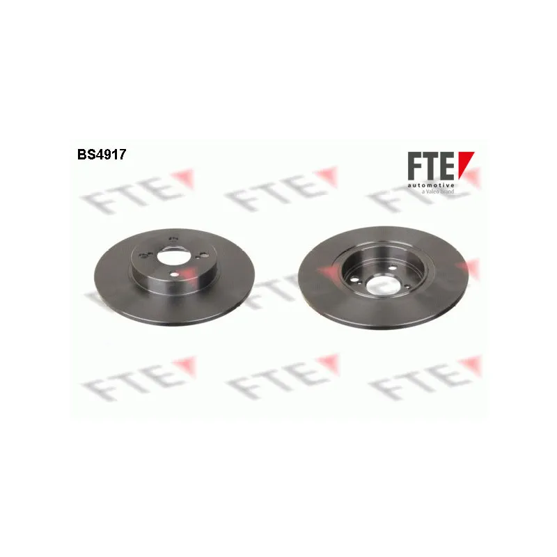 Jeu de 2 disques de frein arrière FTE BS4917