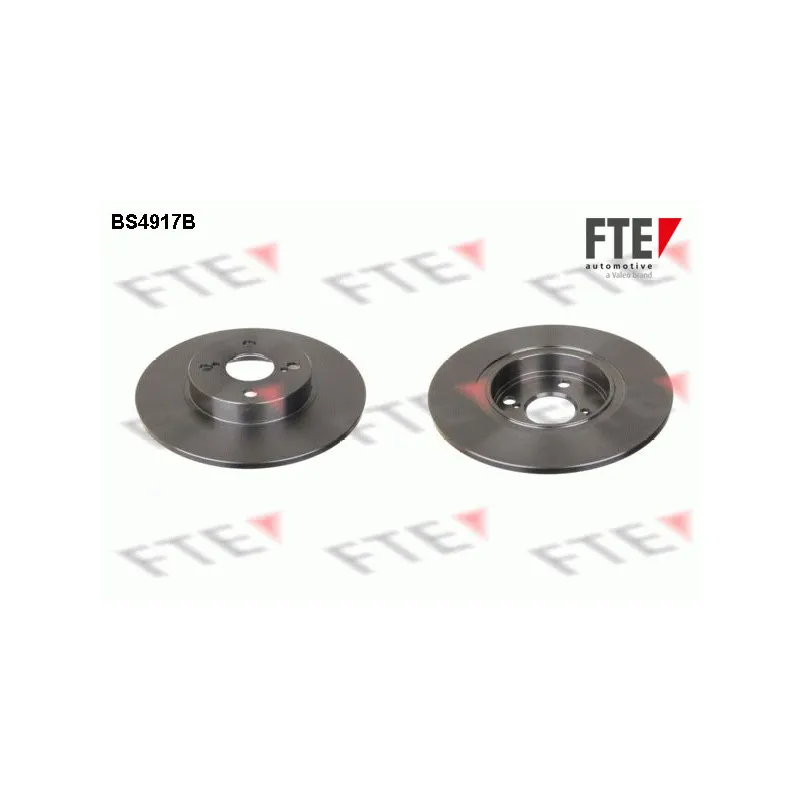 Jeu de 2 disques de frein arrière FTE BS4917B