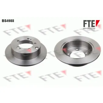 Jeu de 2 disques de frein arrière FTE BS4988