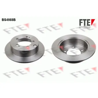 Jeu de 2 disques de frein arrière FTE BS4988B