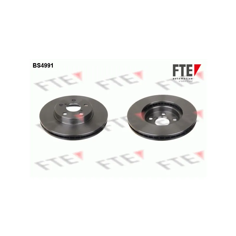 Jeu de 2 disques de frein avant FTE BS4991