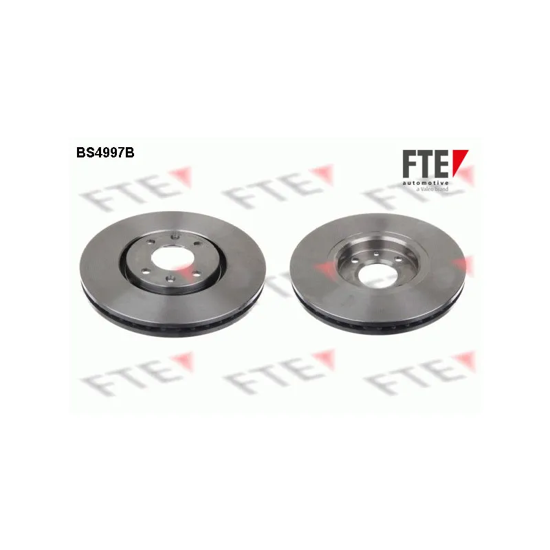Jeu de 2 disques de frein avant FTE BS4997B