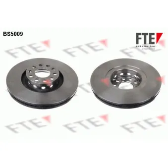 Jeu de 2 disques de frein avant FTE BS5009