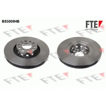 Jeu de 2 disques de frein avant FTE BS5009HB