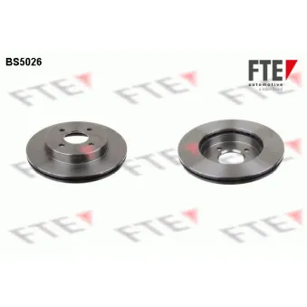 Jeu de 2 disques de frein avant FTE BS5026