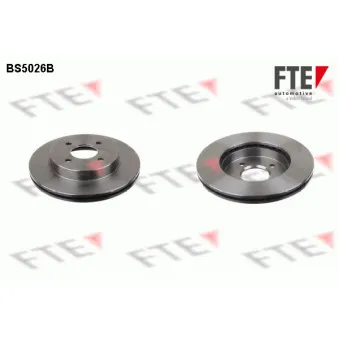 Jeu de 2 disques de frein avant FTE BS5026B