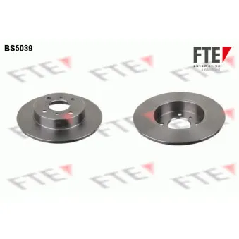 Jeu de 2 disques de frein arrière FTE BS5039