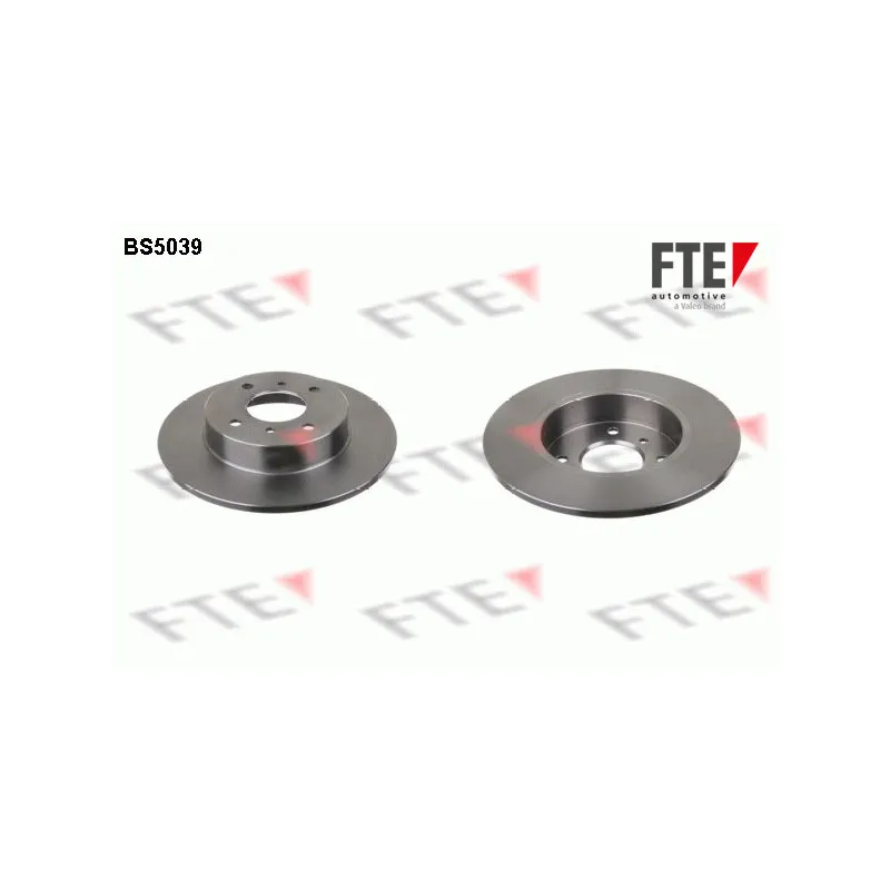 Jeu de 2 disques de frein arrière FTE BS5039