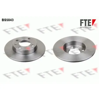 Jeu de 2 disques de frein arrière FTE BS5043