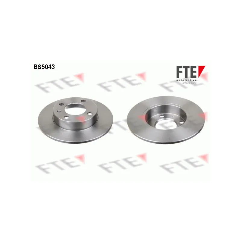 Jeu de 2 disques de frein arrière FTE BS5043