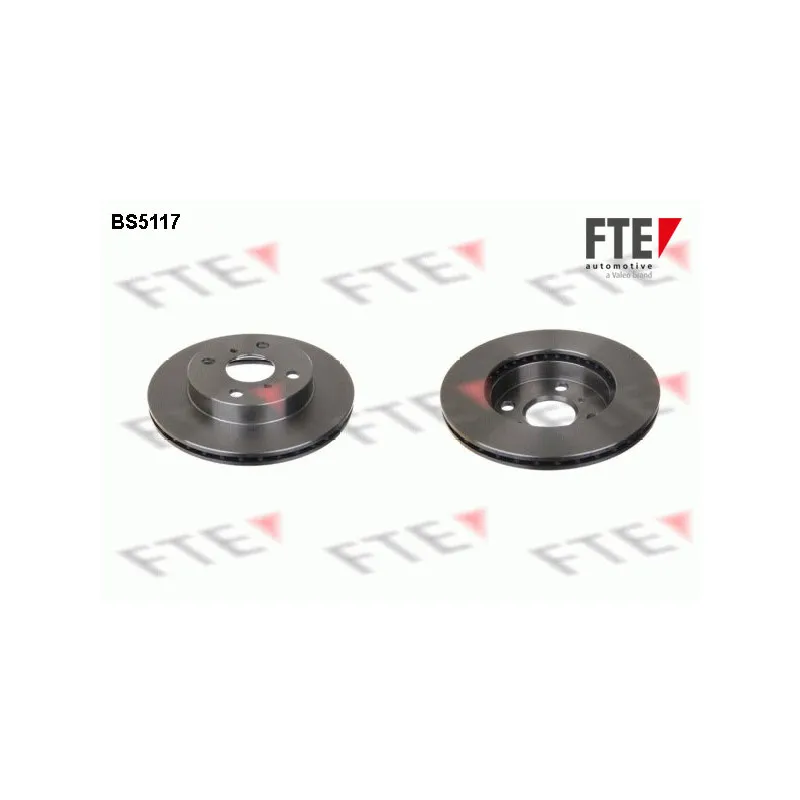 Jeu de 2 disques de frein avant FTE BS5117
