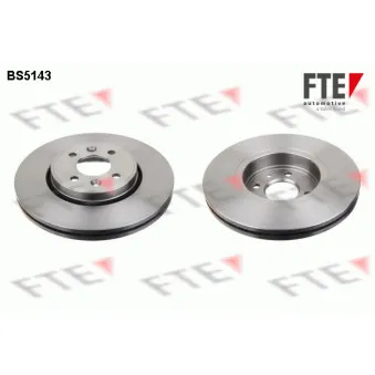 Jeu de 2 disques de frein avant FTE BS5143
