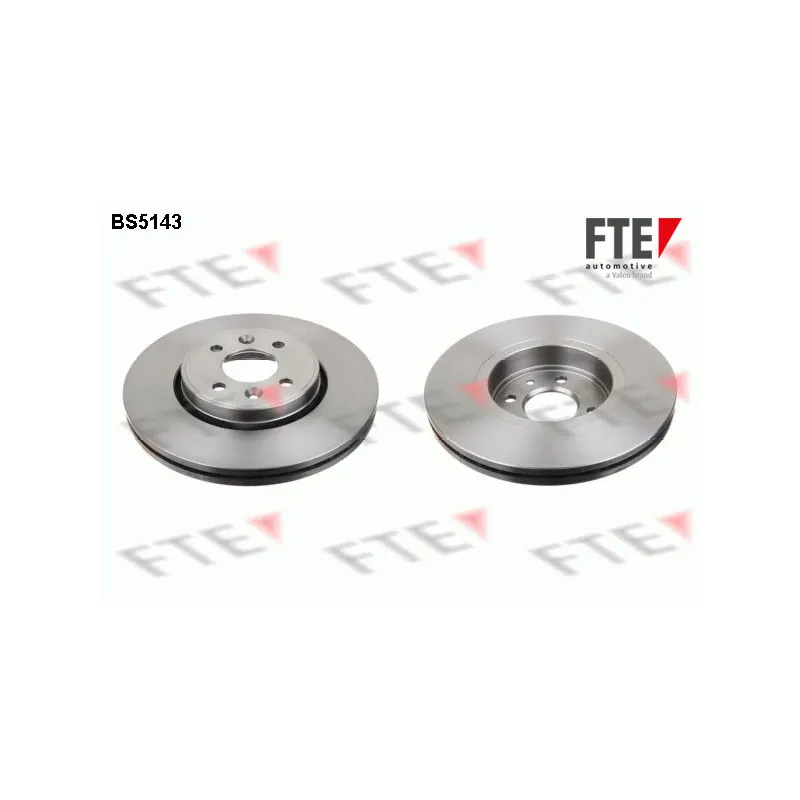Jeu de 2 disques de frein avant FTE BS5143