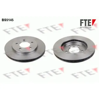 Jeu de 2 disques de frein avant FTE BS5145