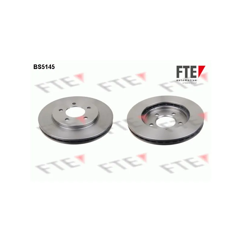 Jeu de 2 disques de frein avant FTE BS5145