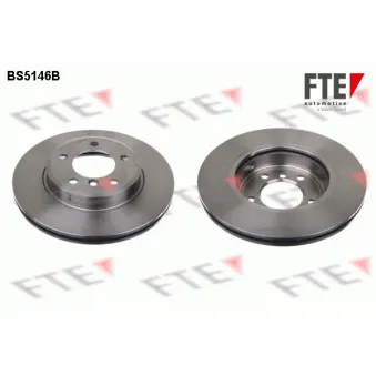 Jeu de 2 disques de frein avant FTE BS5146B