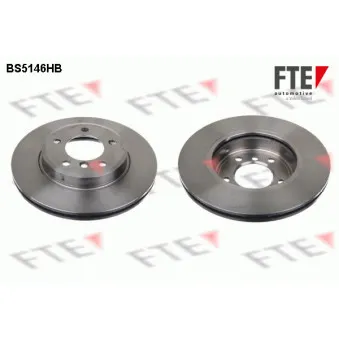 Jeu de 2 disques de frein avant FTE BS5146HB