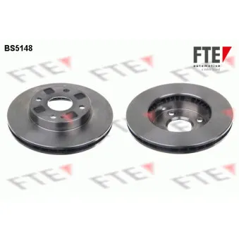 Jeu de 2 disques de frein avant FTE
