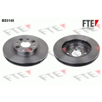 Jeu de 2 disques de frein avant FTE BS5149