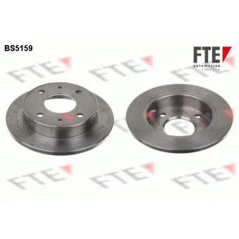 Jeu de 2 disques de frein avant FTE BS5159