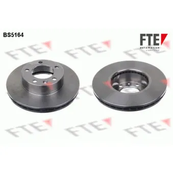 Jeu de 2 disques de frein avant FTE BS5164
