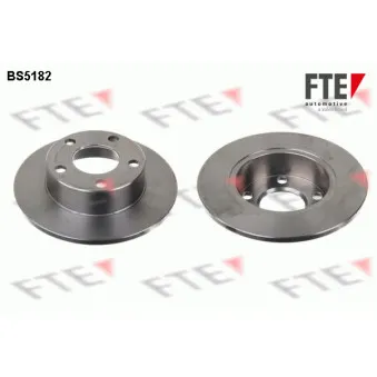 Jeu de 2 disques de frein arrière FTE BS5182