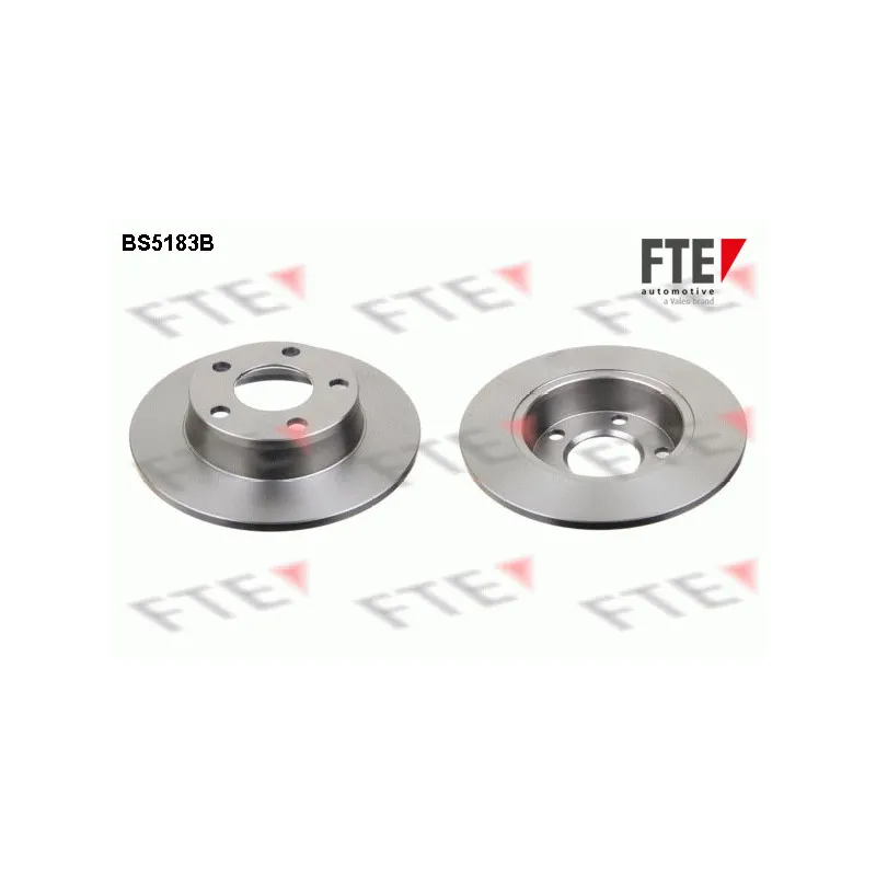 Jeu de 2 disques de frein arrière FTE BS5183B