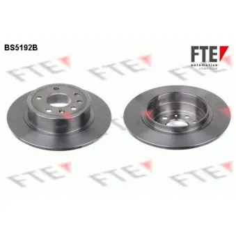 Jeu de 2 disques de frein arrière FTE BS5192B