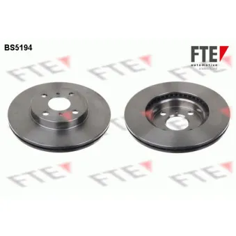 Jeu de 2 disques de frein avant FTE BS5194