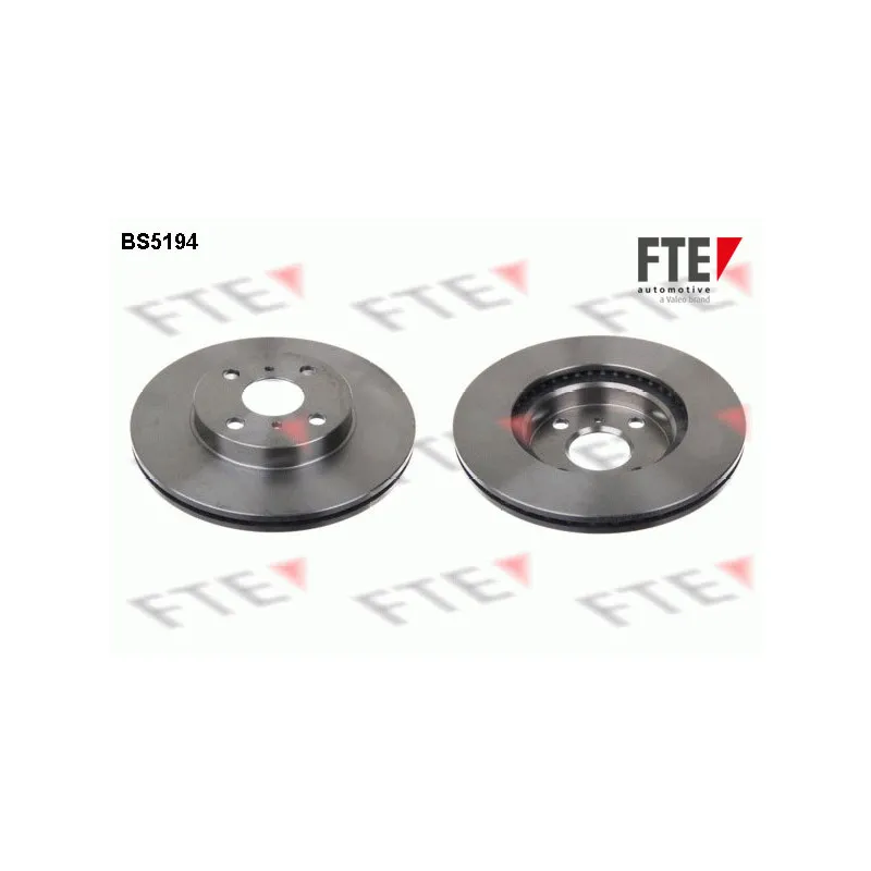 Jeu de 2 disques de frein avant FTE BS5194
