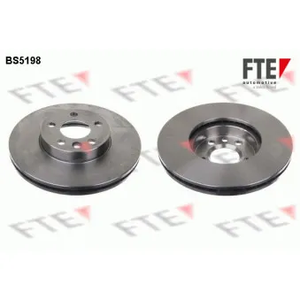 Jeu de 2 disques de frein avant FTE BS5198
